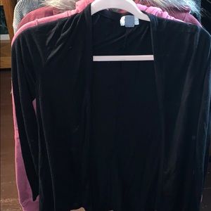 Black cardigan
